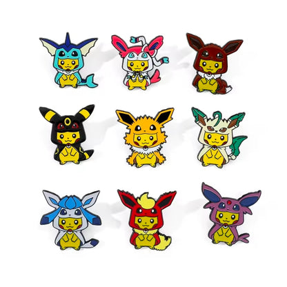 Pikachu Poncho Pins