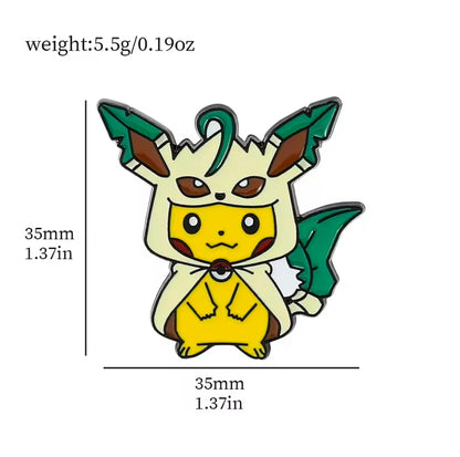 Pikachu Poncho Pins