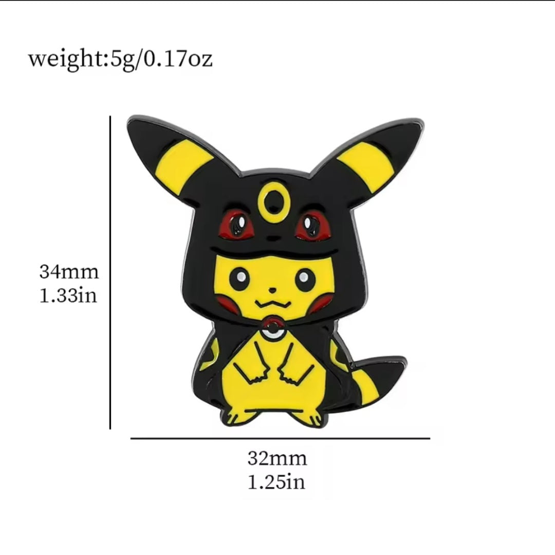 Pikachu Poncho Pins