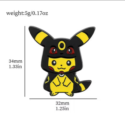 Pikachu Poncho Pins