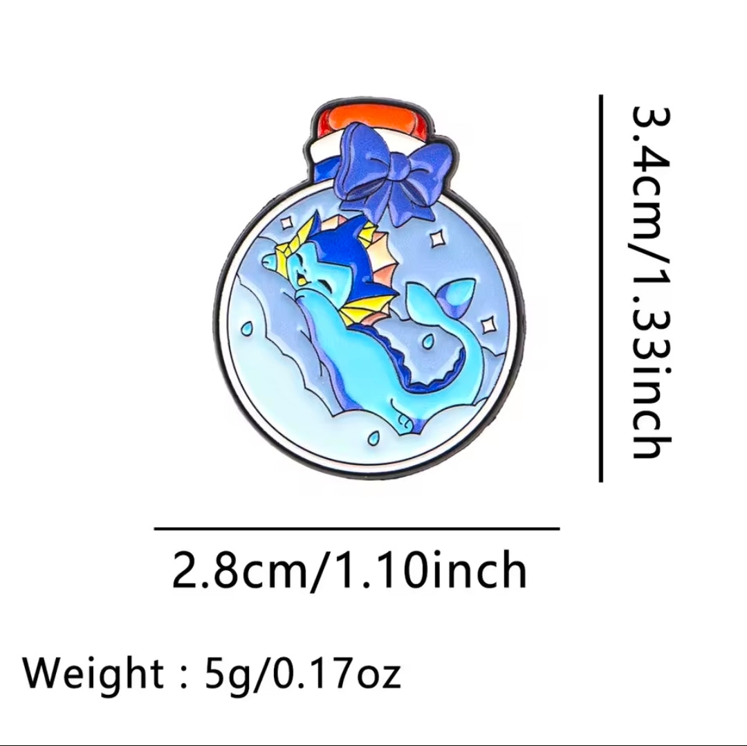 Pokémon Eeveelution Ornament Pins