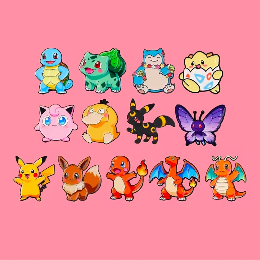 Pokémon Character Pins