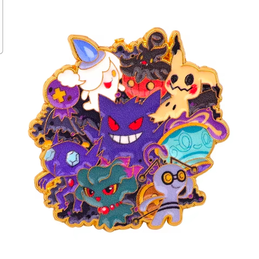 Pokémon Type (wreath) Pins