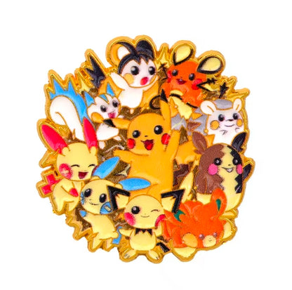 Pokémon Type (wreath) Pins