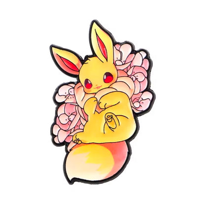 Eeveelution Flower Pins