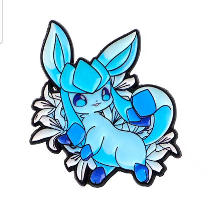 Eeveelution Flower Pins