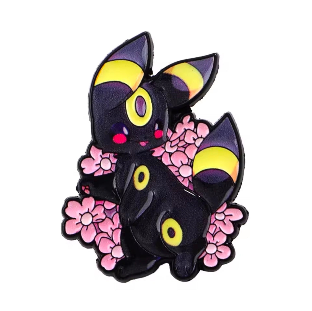 Eeveelution Flower Pins