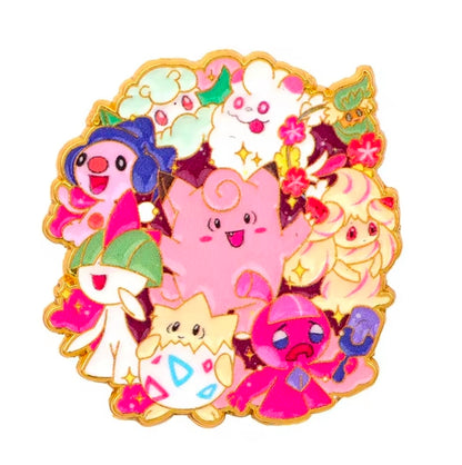 Pokémon Type (wreath) Pins