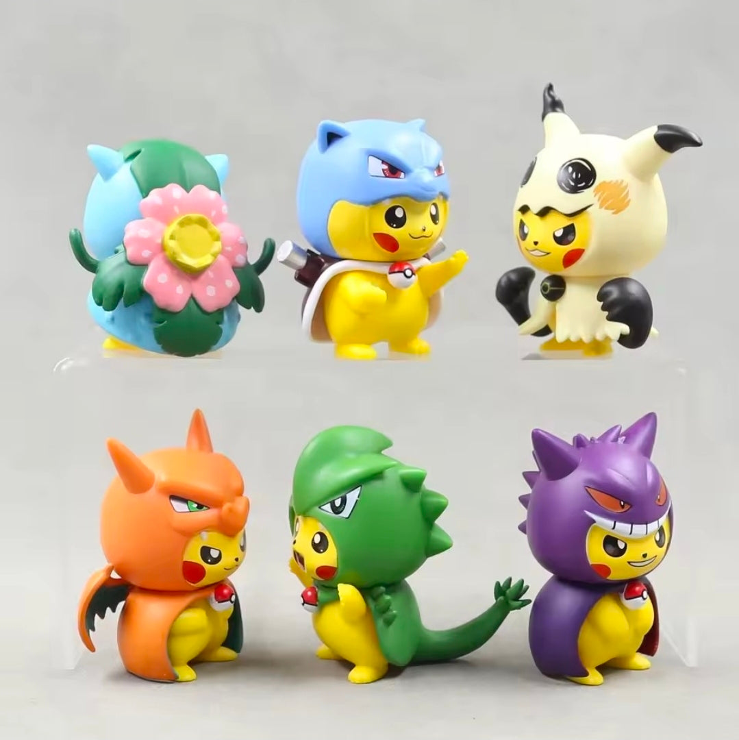 Pikachu Cosplay Figures
