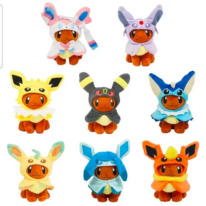 Eevee Eeveelutions Cosplay Plush
